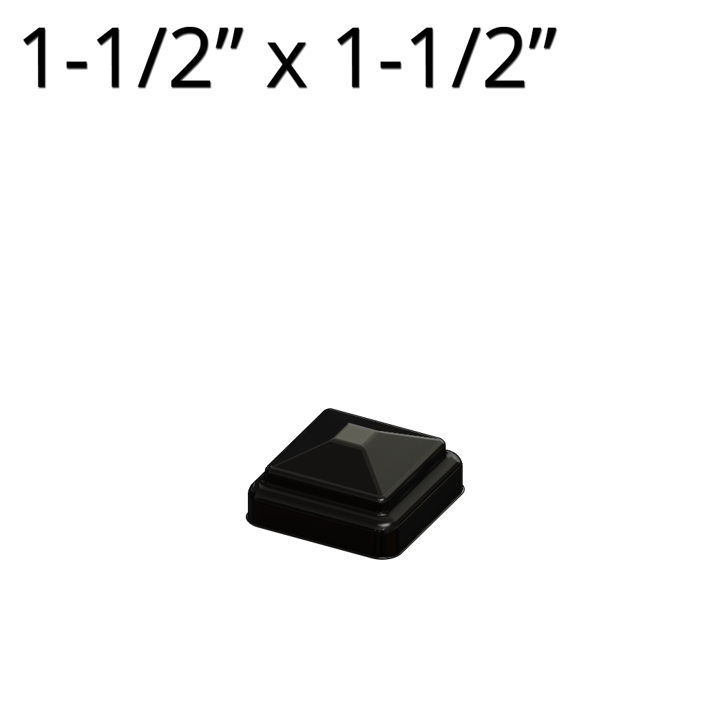 Standard Galvanized Post Cap 2x4 1-1/2" x 3-1/2" 
